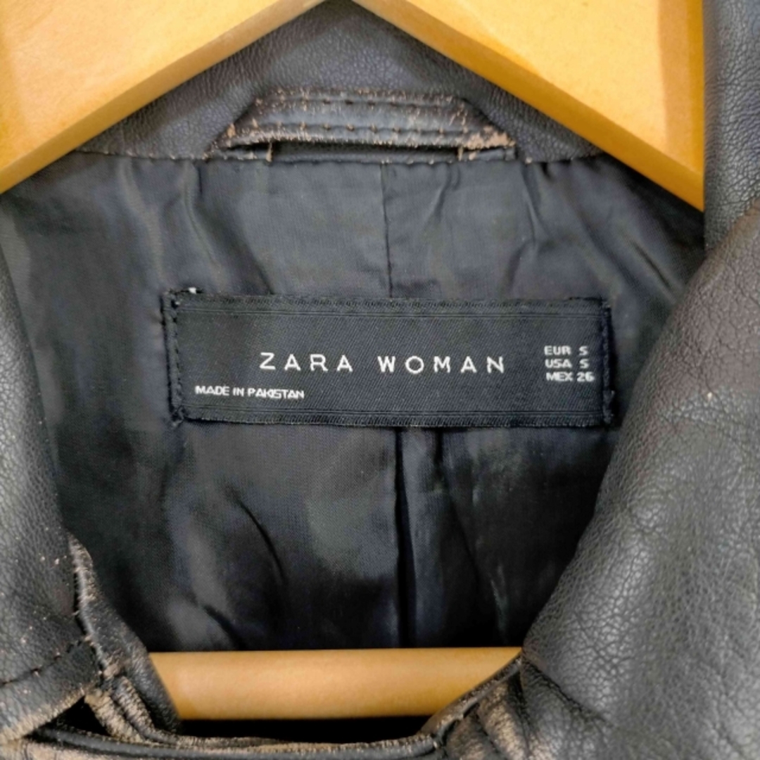 ZARA(ザラ) ダメージ加工 ライダースジャケット レディース アウター 5