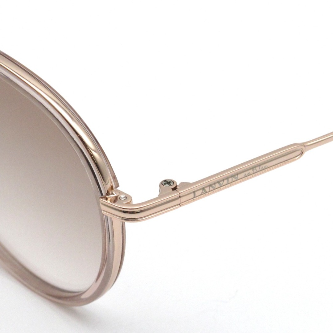 LANVIN en Bleu (ランバンオンブルー) サングラス SLB010J UVカット アジアンフィット ボストンシェイプ ピンク 51 22 140 ケース付き レディース アイウェア 眼鏡 未使用品