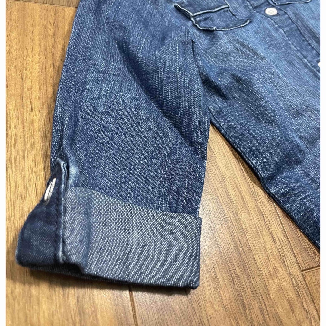 Old Navy(オールドネイビー)の100 デニムワンピース OLD NAVY キッズ/ベビー/マタニティのキッズ服女の子用(90cm~)(ワンピース)の商品写真