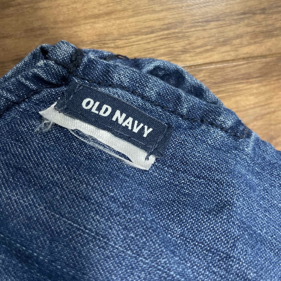 Old Navy(オールドネイビー)の100 デニムワンピース OLD NAVY キッズ/ベビー/マタニティのキッズ服女の子用(90cm~)(ワンピース)の商品写真