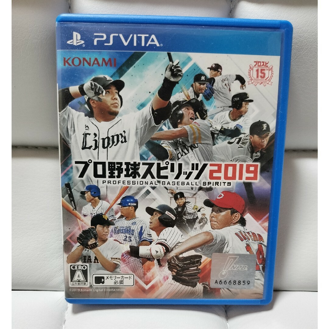 KONAMI(コナミ)のプロ野球スピリッツ2019 Vita エンタメ/ホビーのゲームソフト/ゲーム機本体(携帯用ゲームソフト)の商品写真