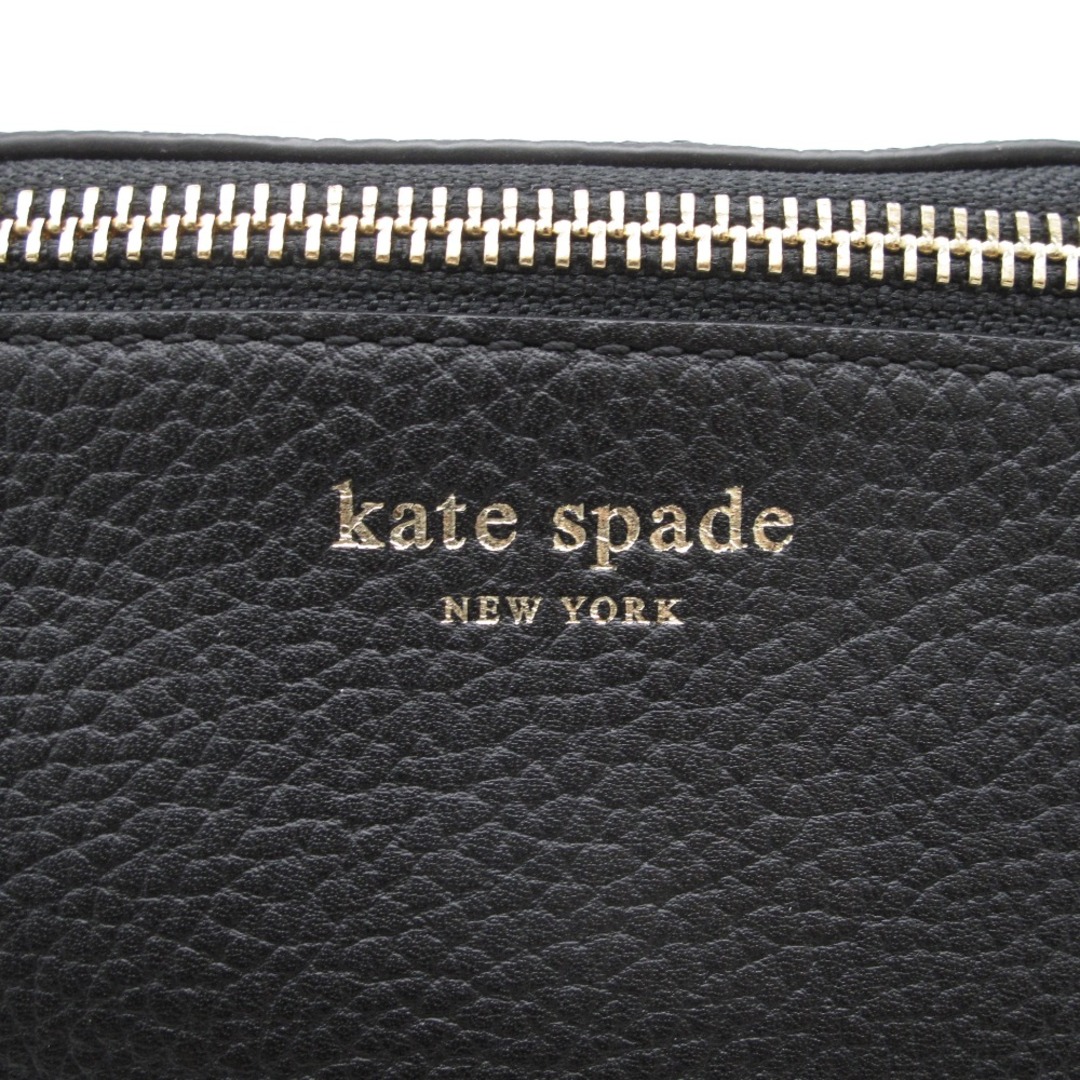 kate spade new york(ケイトスペードニューヨーク)のKate Spade (ケイトスペード) ボディバッグ ベルトバッグ ウエストポーチ ヒップバッグ レザー ブラック PXRUA366 レディース 美品 レディースのバッグ(ボディバッグ/ウエストポーチ)の商品写真