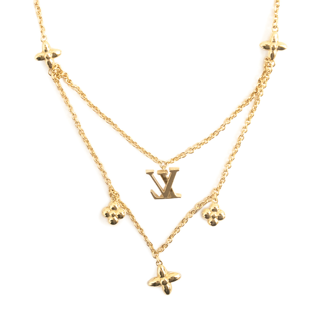 LOUIS VUITTON - ルイ ヴィトン LV フローラグラム ネックレス ビーズ