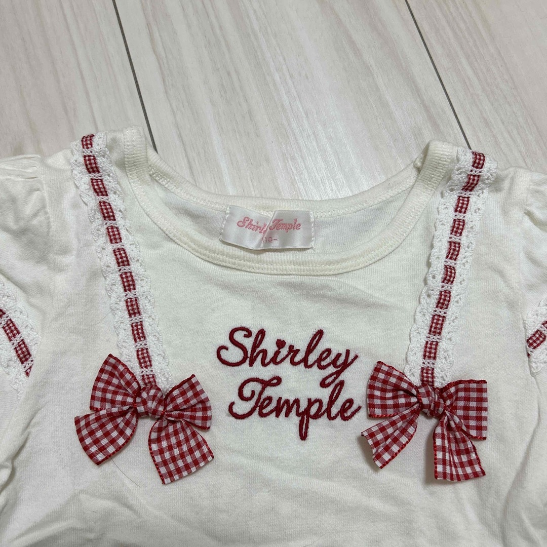 Shirley Temple(シャーリーテンプル)のシャーリーテンプル リボンセット キッズ/ベビー/マタニティのキッズ服女の子用(90cm~)(Tシャツ/カットソー)の商品写真