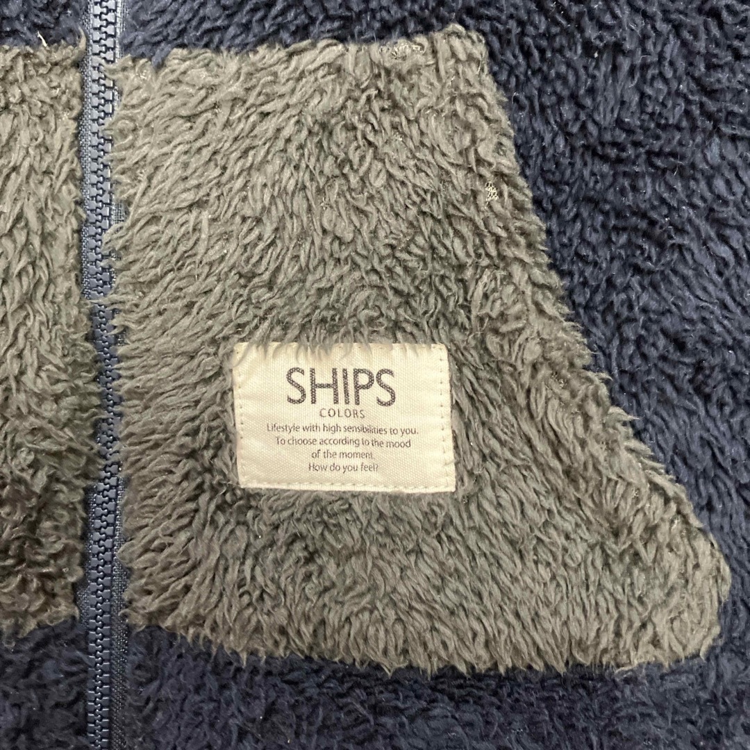 SHIPS(シップス)のSHIPSフリースパーカー キッズ/ベビー/マタニティのキッズ服男の子用(90cm~)(ジャケット/上着)の商品写真