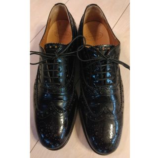 チャーチ(Church's)のチャーチ　エナメルシューズ　ブラック 黒size 37(ローファー/革靴)