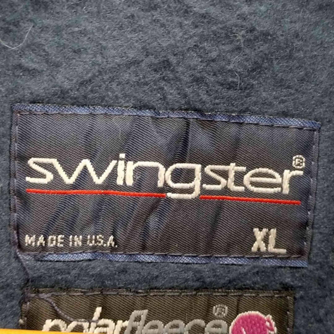 SWINGSTER(スウィングスター) 裏地フリース刺繍ブルゾン メンズ 5