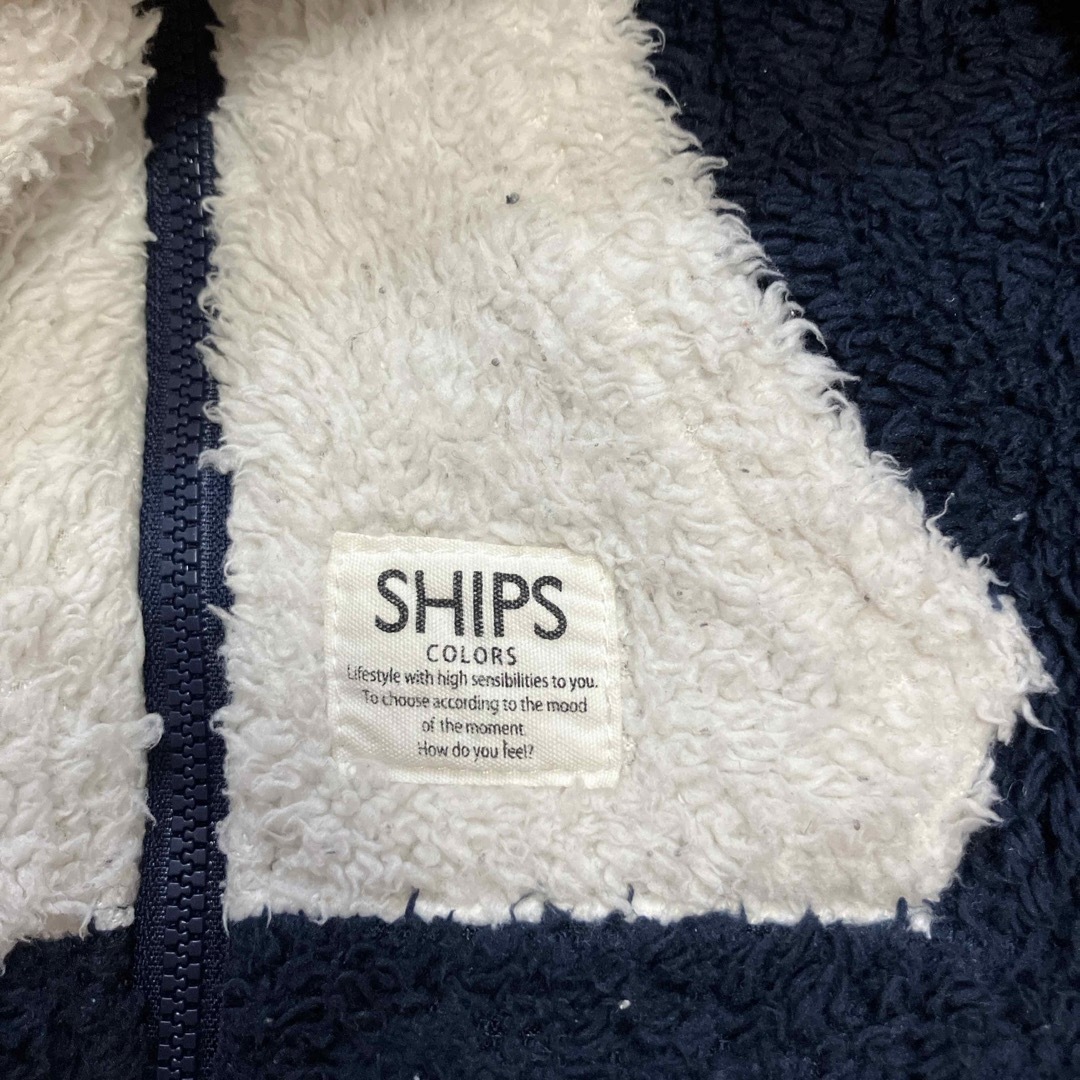 SHIPS(シップス)のSHIPSフリースパーカー キッズ/ベビー/マタニティのキッズ服男の子用(90cm~)(ジャケット/上着)の商品写真