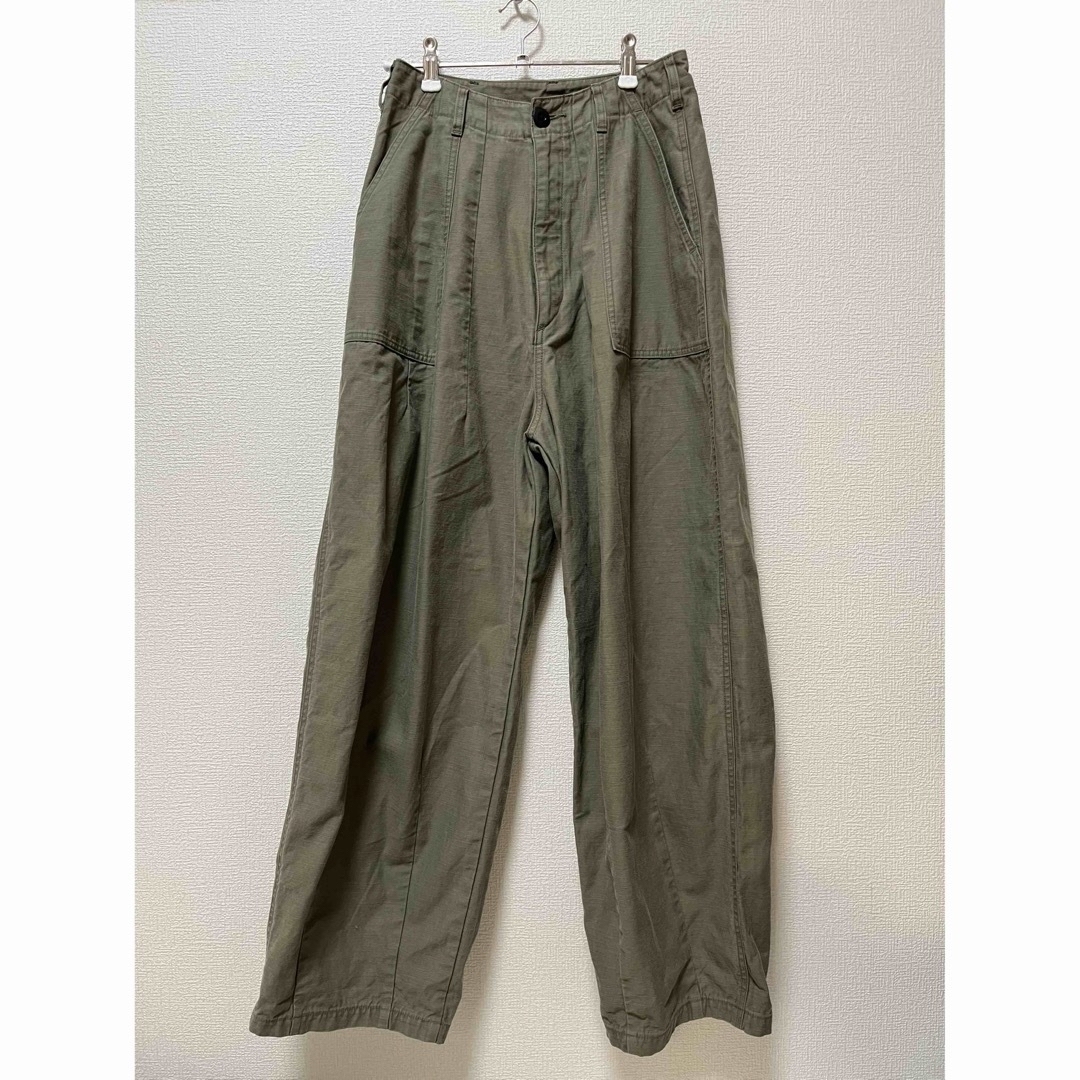RHC  Wide Military Pants   xs カーキ　ロンハーマン