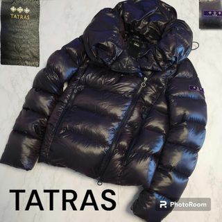 TATRAS　タトラス　ダウン　ジャケット　パープル　03　　ロゴパッチあり