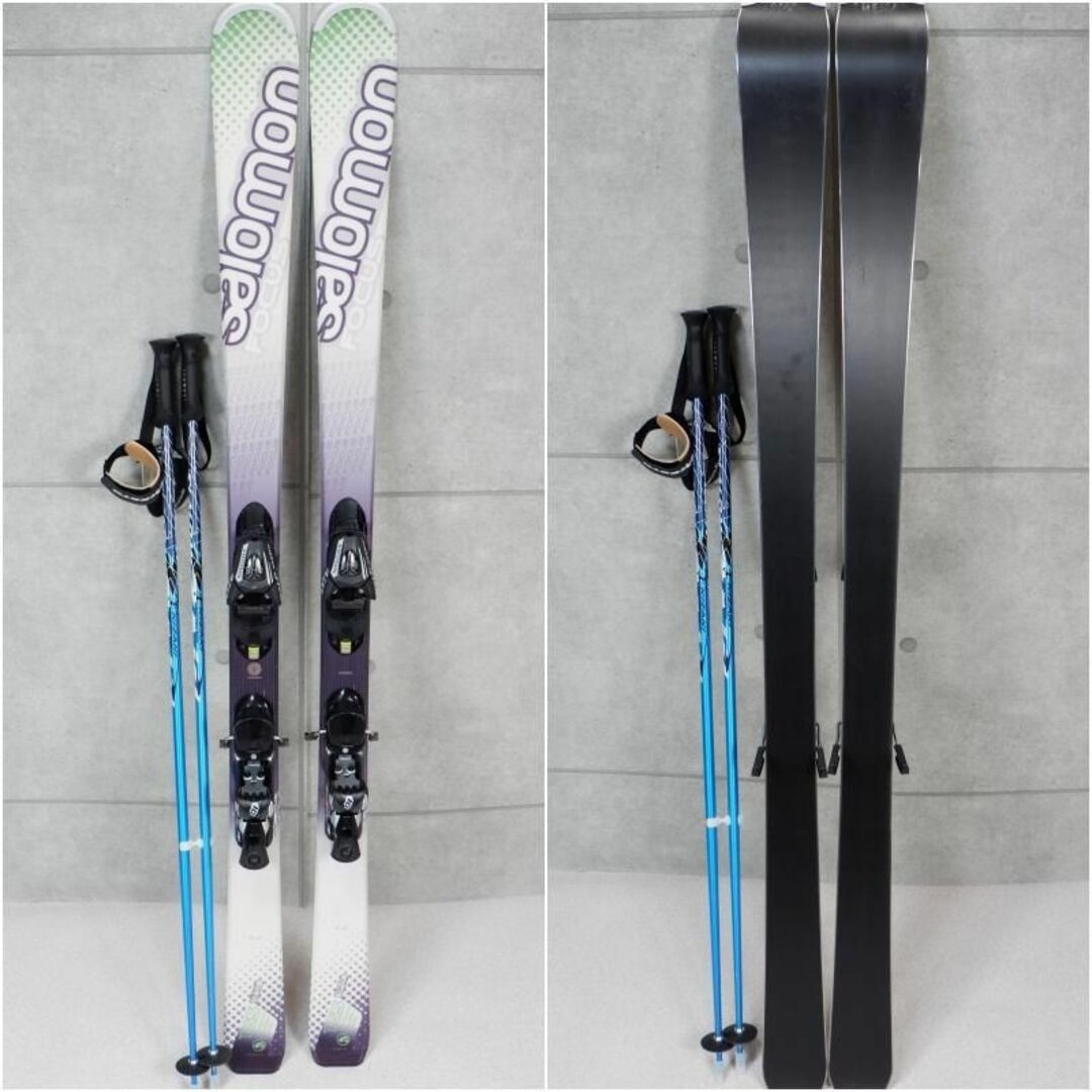 SALOMON - サロモン SALOMON FOCUS 165cm カービングスキー セットの