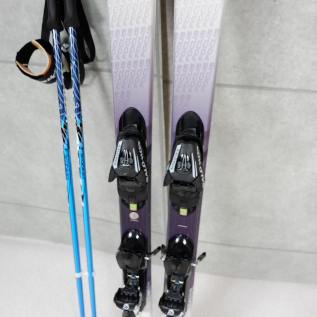 サロモン SALOMON FOCUS 165cm カービングスキー セット