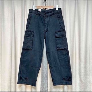 COMOLI - 23AW COMOLI 製品染 ドローストリングパンツ 1 Black 黒の