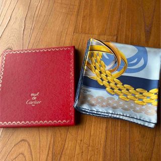 Cartier - Cartier スカーフ シルク100% ピンク系の通販 by サカイの
