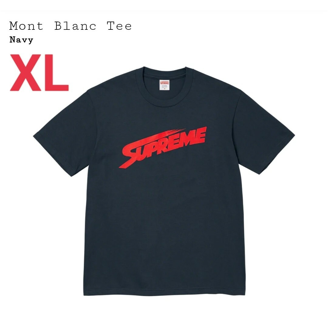 supremeSupreme Mont Blanc Tee Navy XL wtaps 西山徹