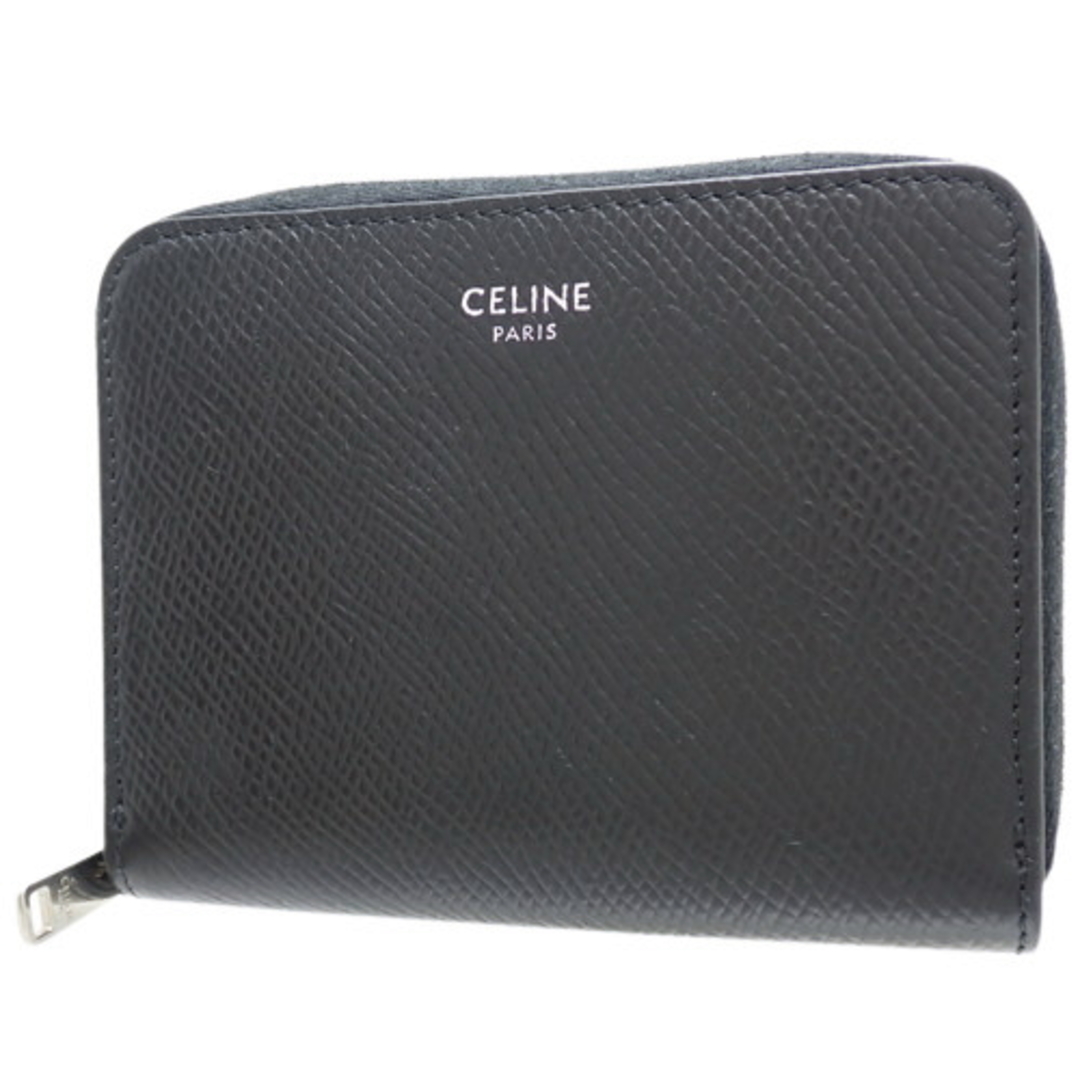 新品 CELINE セリーヌ 財布 コンパクト 財布 ジップウォレット 黒