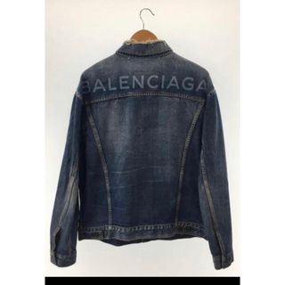 バレンシアガ(Balenciaga)のBalenciaga バックロゴ　デニムジャケット(Gジャン/デニムジャケット)