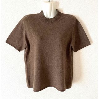 CASHMERE LIFE   カシミアハイネック半袖ニット(ニット/セーター)