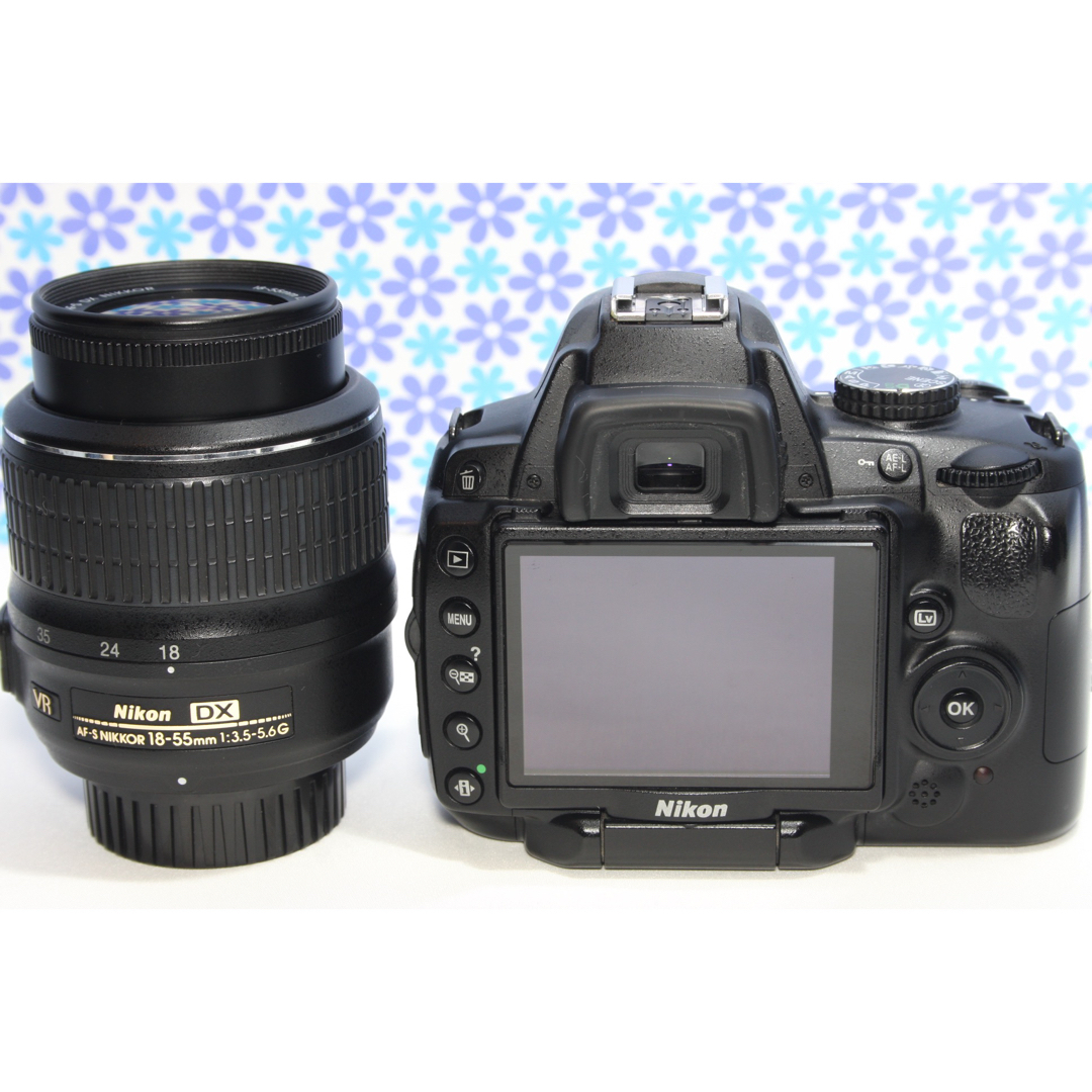 ❤動画撮影も♪Wi-Fiカード付き❤一眼レフカメラ Nikon D5000