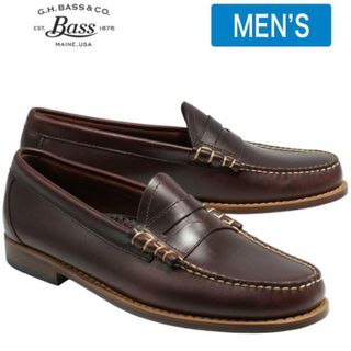 【全商品返品可】G.H.BASS バス WEEJUNS LARSON  10999 BURGUNDY バーガンディー ワインレッド メンズ ローファー(ドレス/ビジネス)