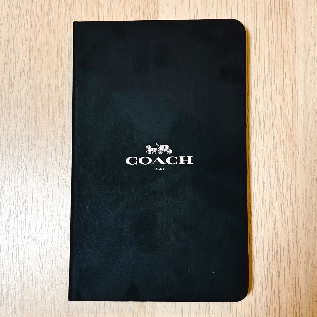 宝島社(タカラジマシャ)のCOACH 付録ノート インテリア/住まい/日用品の文房具(ノート/メモ帳/ふせん)の商品写真