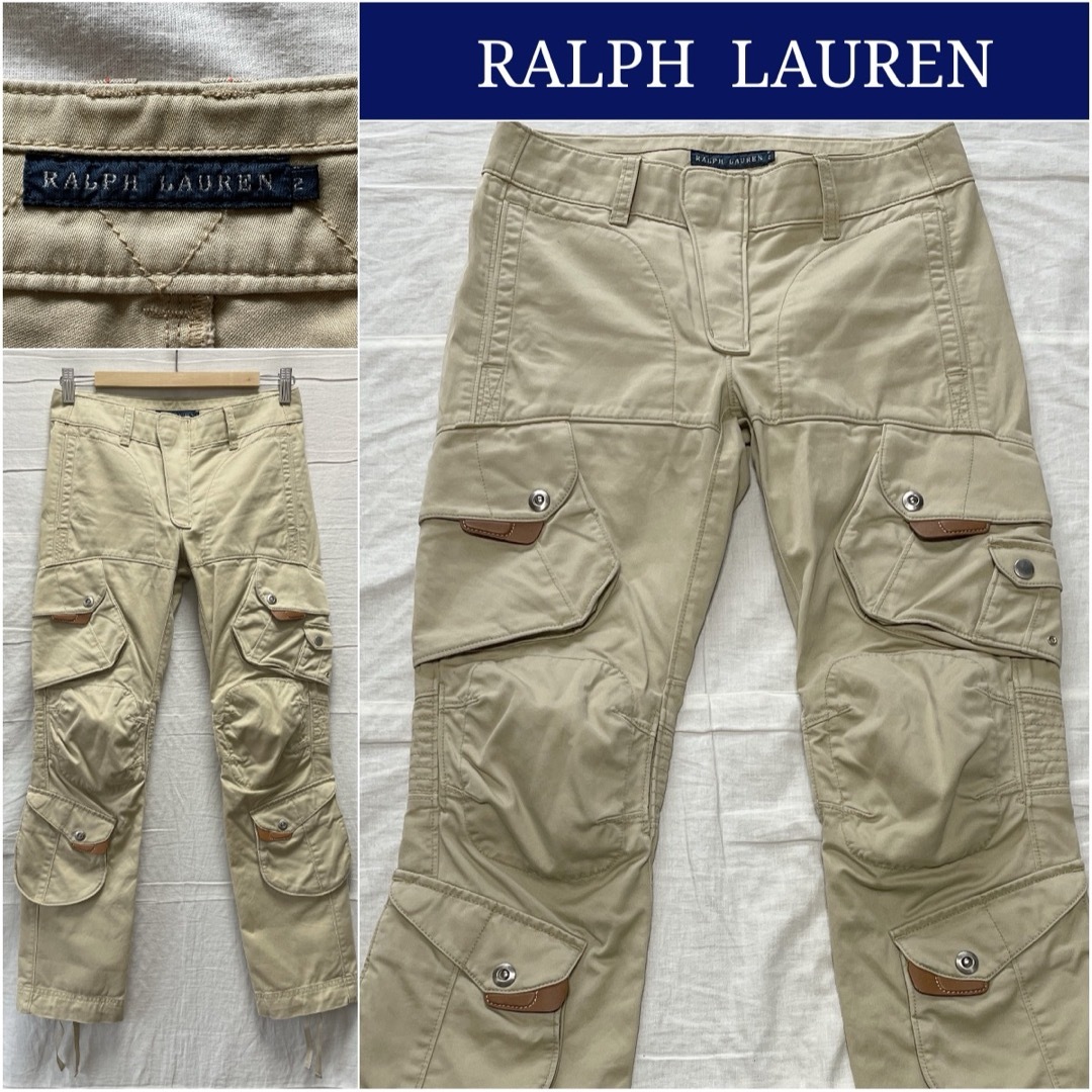 RALPH LAUREN ラルフローレン マルチポケット カーゴパンツ-