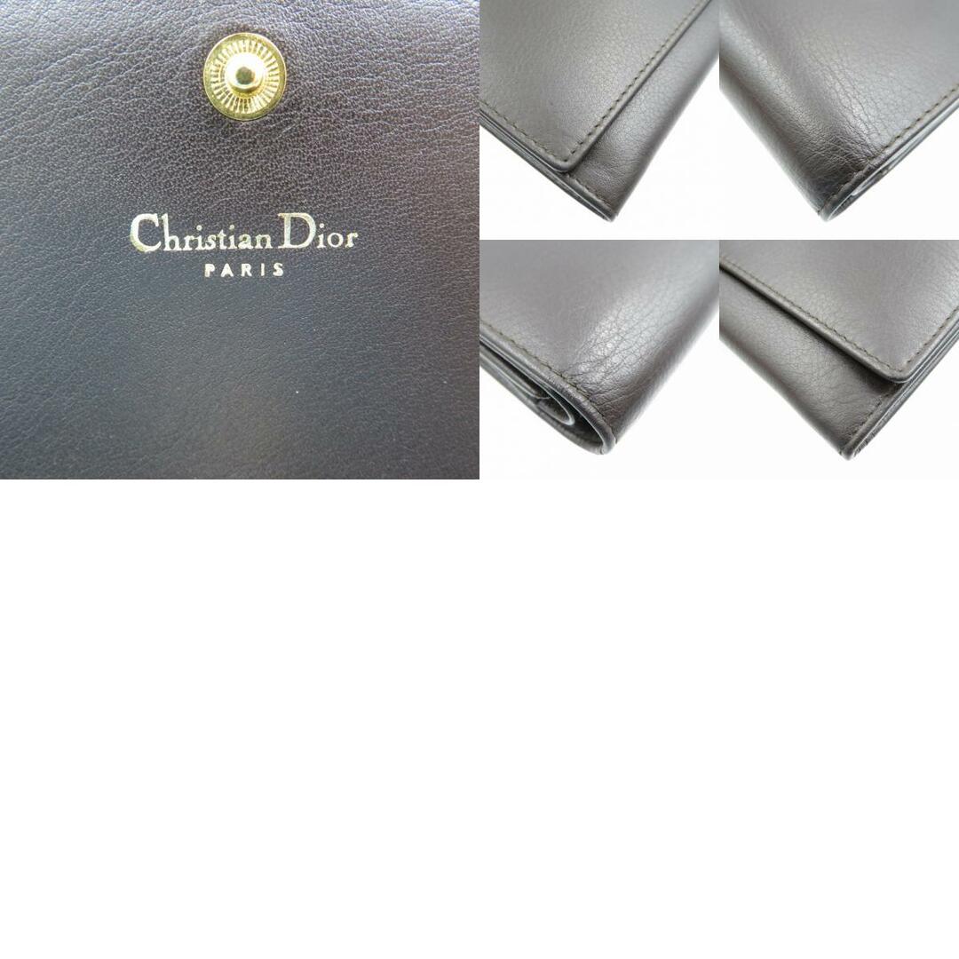 Christian Dior - 美品 クリスチャンディオール レザー ゴールド金具