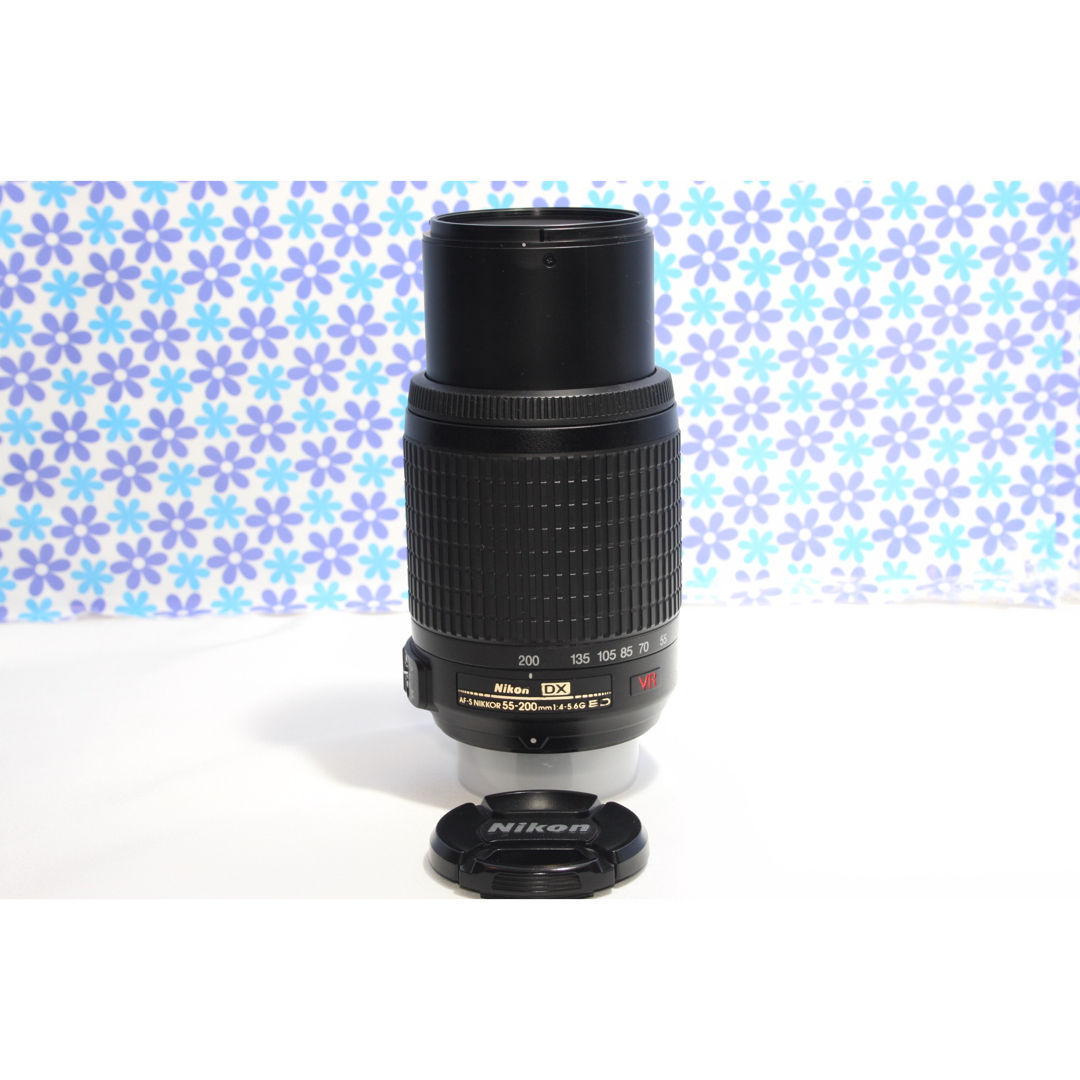 Nikon - 手振れ補正☆Nikon AF-S 55-200mm VR☆人気望遠レンズ☆の通販