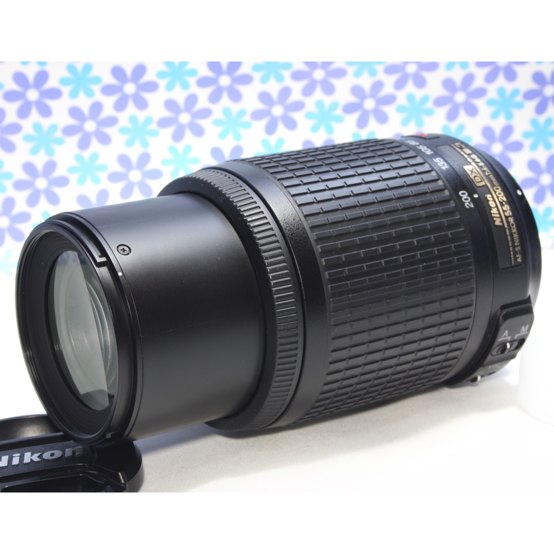 ❤手振れ補正❤️Nikon❤AF-S 55-200mm VR❤️人気望遠レンズ-