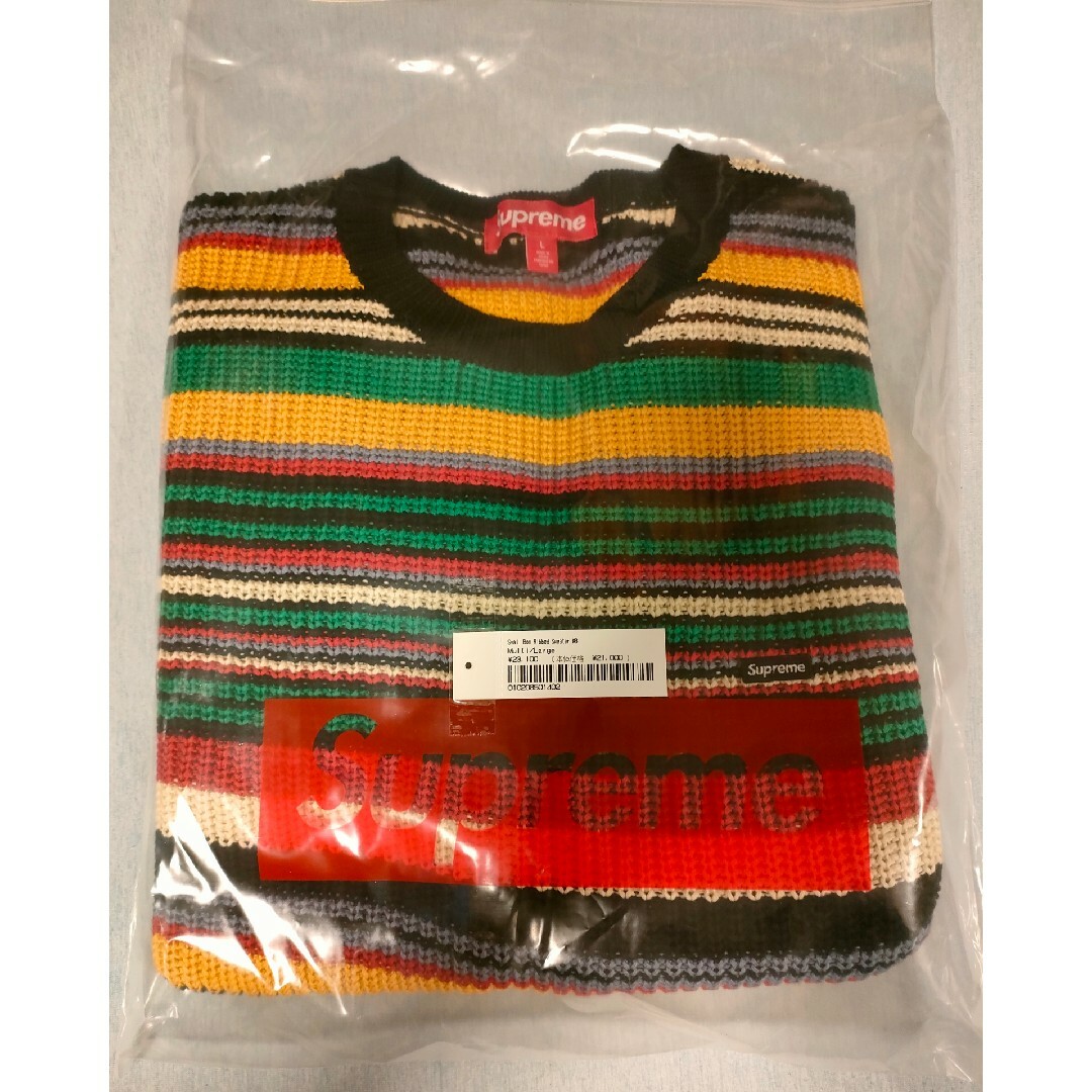 Supreme - Supreme Small Box Ribbed Sweater Lサイズの通販 by