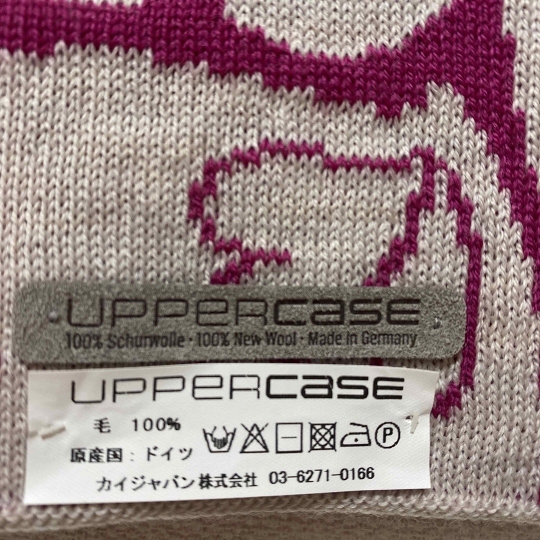 UPPERCASE マフラー　ドイツ製