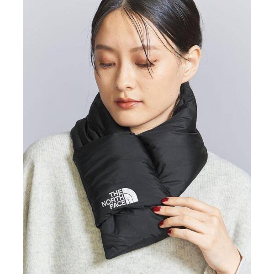 ザ ノースフェイス Nuptse Muffler ダウン ブラック マフラー