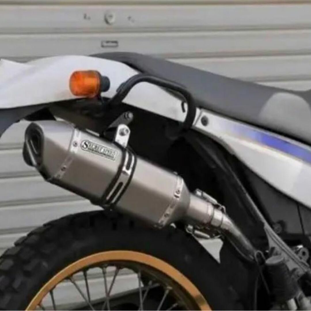 SECRET SPEED KLX125 スリップオンマフラー ブルー