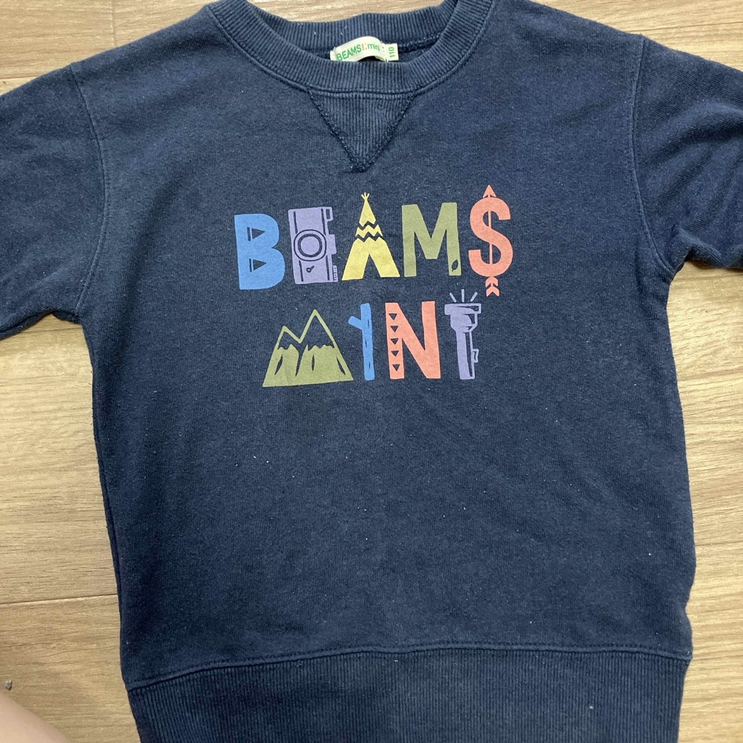 BEAMS(ビームス)のキッズトレーナー キッズ/ベビー/マタニティのキッズ服男の子用(90cm~)(Tシャツ/カットソー)の商品写真