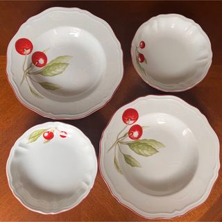 リチャードジノリ(Richard Ginori)の【美品】リチャードジノリ★アンティコチェリー★ペア　セット(食器)