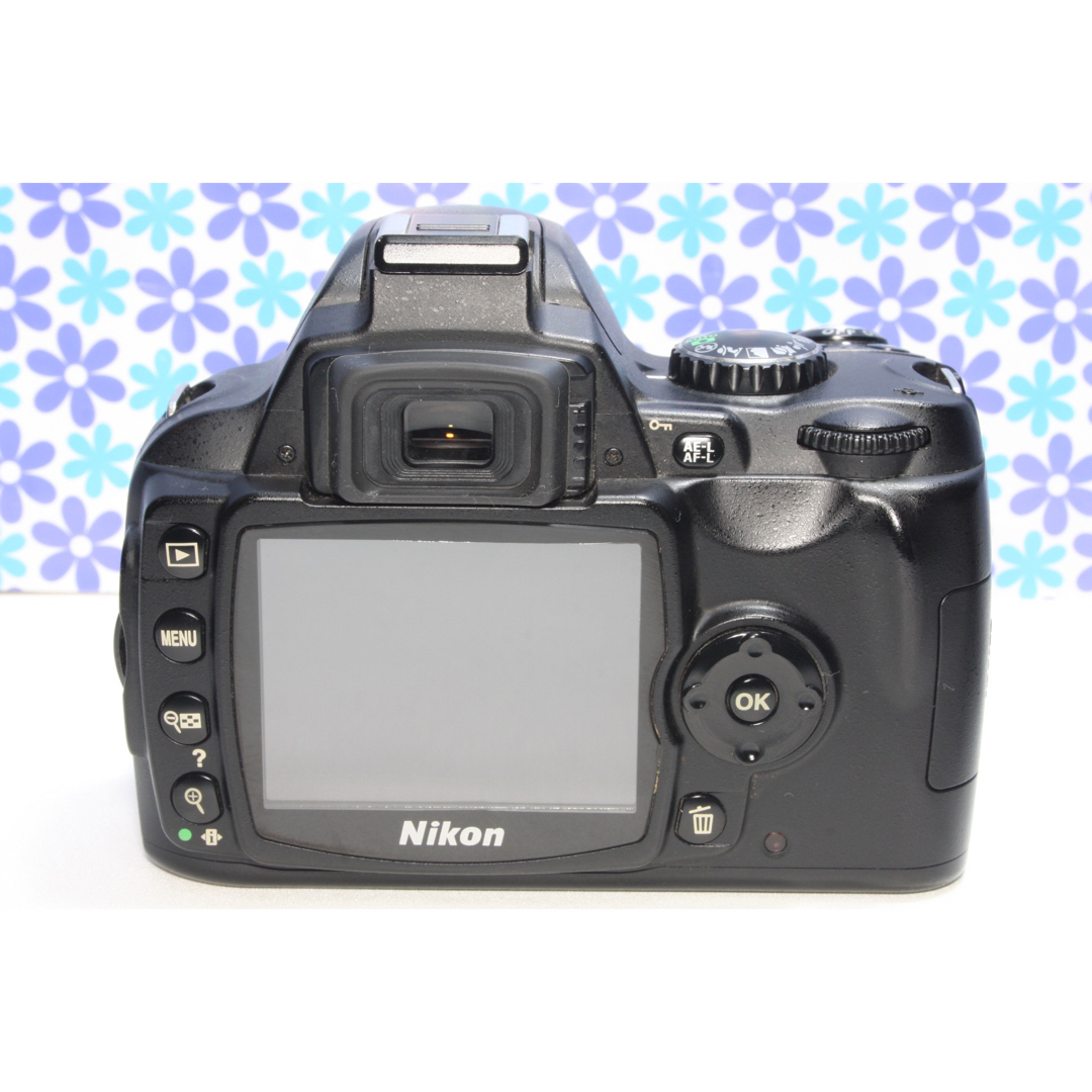 美品　一眼レフ　nikon Ｄ40  手振れ補正レンズ付　wi-fi SDカード