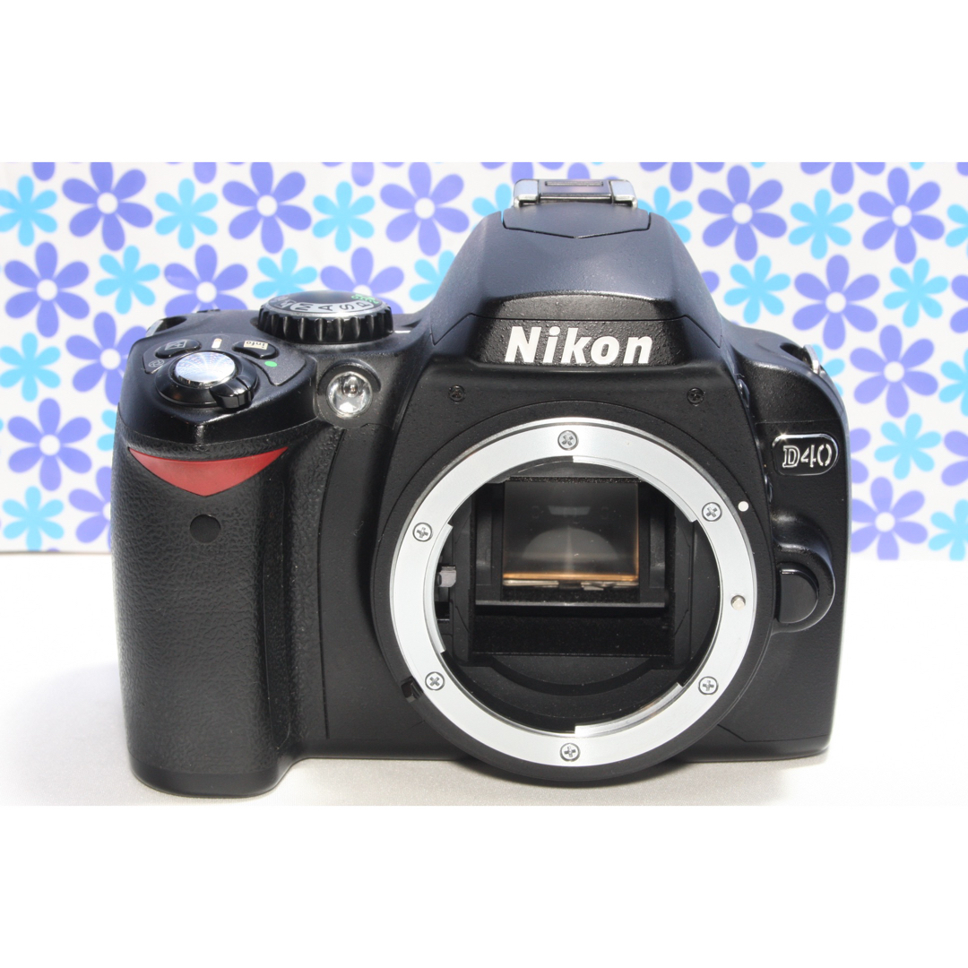 Nikon - 初心者おすすめ☆Nikon D40 レンズセット☆すぐ使える☆極美品