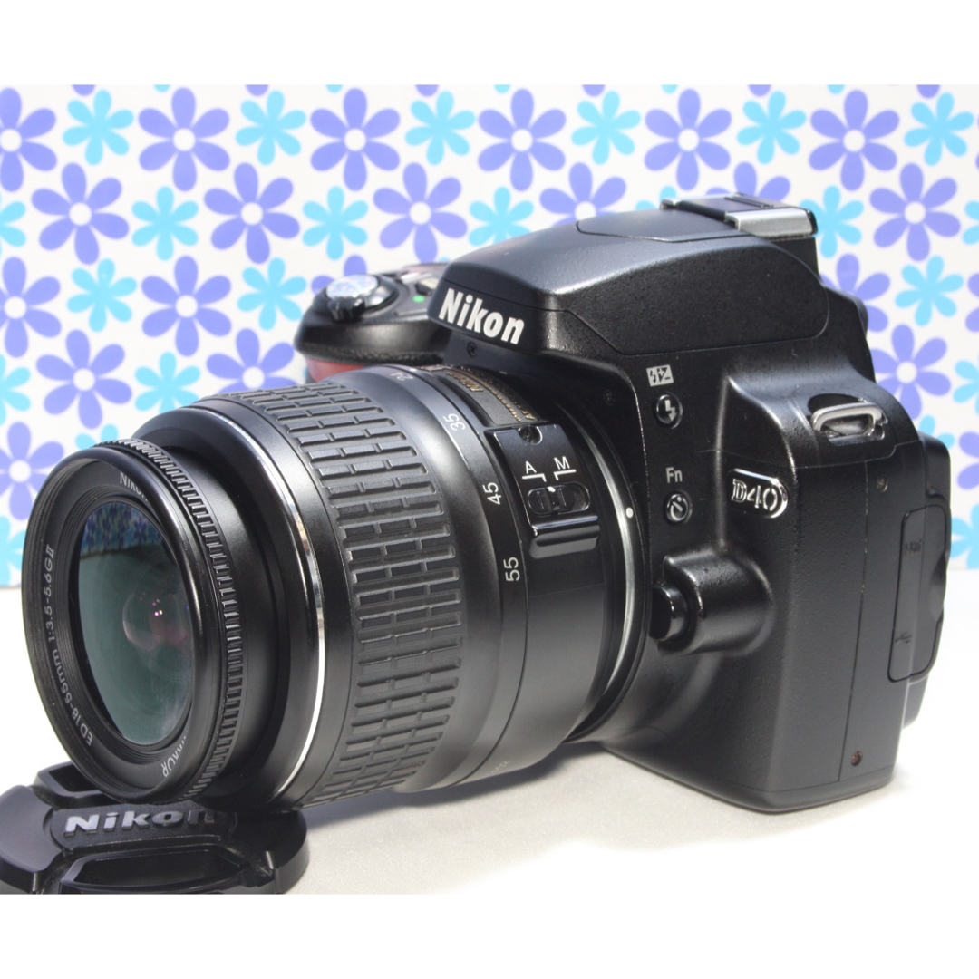 Nikon - 初心者おすすめ☆Nikon D40 レンズセット☆すぐ使える☆極美品