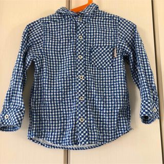 ハッシュアッシュ(HusHush)の美品☆ハッシュアッシュ　男の子　ギンガムチェックシャツ(ブラウス)