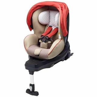 Child Guard(チャイルドガード) ISOFIX固1.0 レッドオレンジ(自動車用チャイルドシート本体)