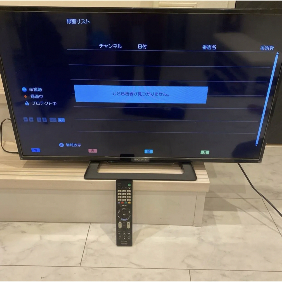 動作品】SONY 液晶TV 2016年製KJ-32W500C リモコン付き-