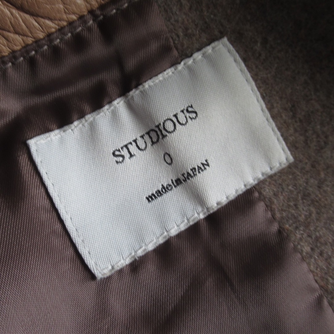 STUDIOUS(ステュディオス)の専用 STUDIOUS バーシティ ジャケット レザー 切り替え ジャケット  メンズのジャケット/アウター(スタジャン)の商品写真