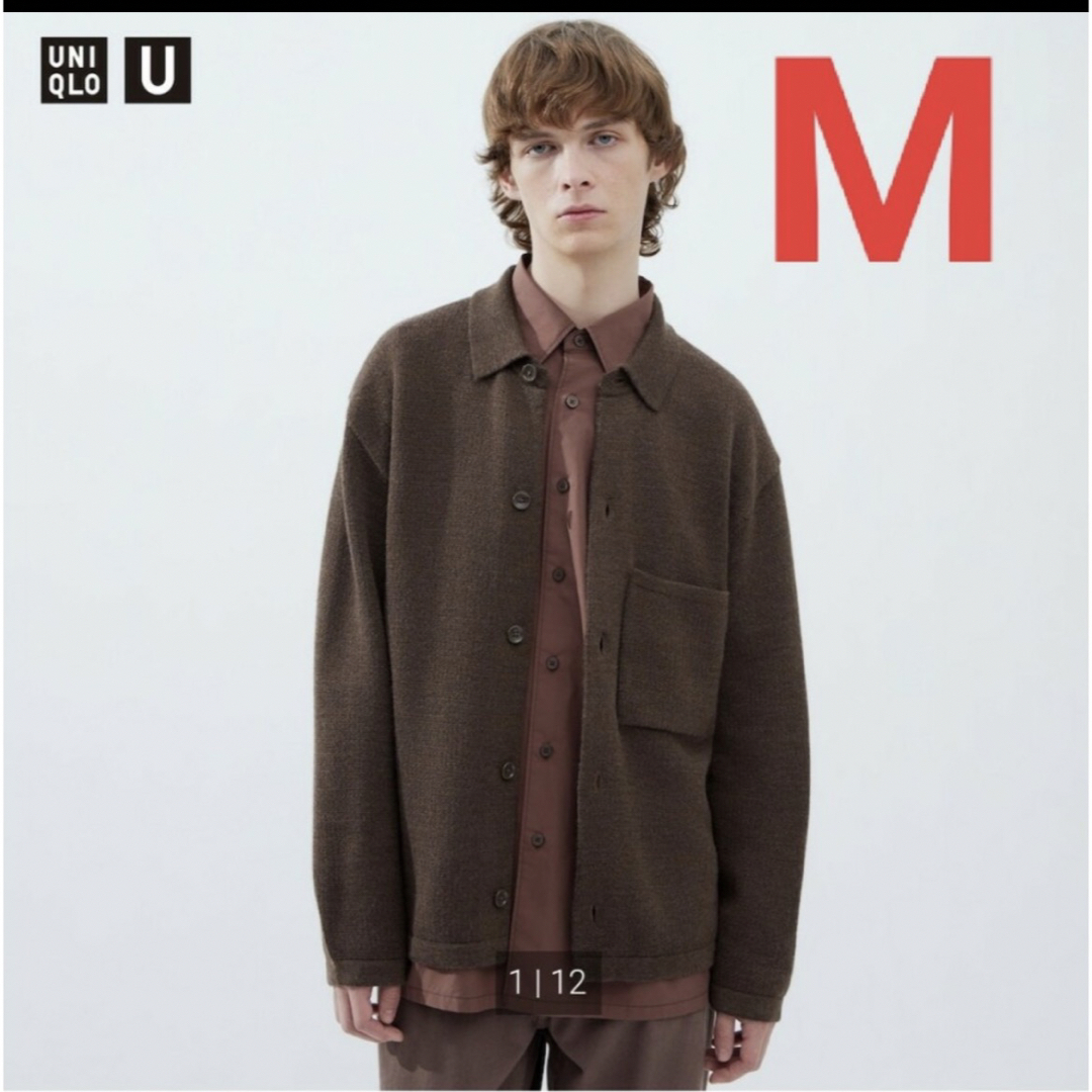 UNIQLO - UNIQLO U 2023AW ニットオーバーシャツジャケットの通販 by