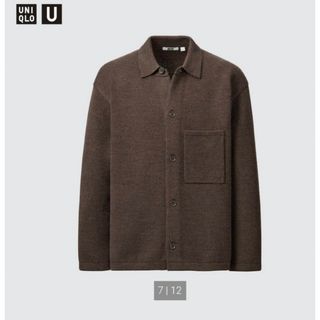 UNIQLO - UNIQLO U 2023AW ニットオーバーシャツジャケットの通販 by ...