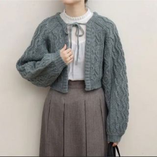 フィグロンドン(fig London)のfig London SHETLAND ボレロ　(ニット/セーター)