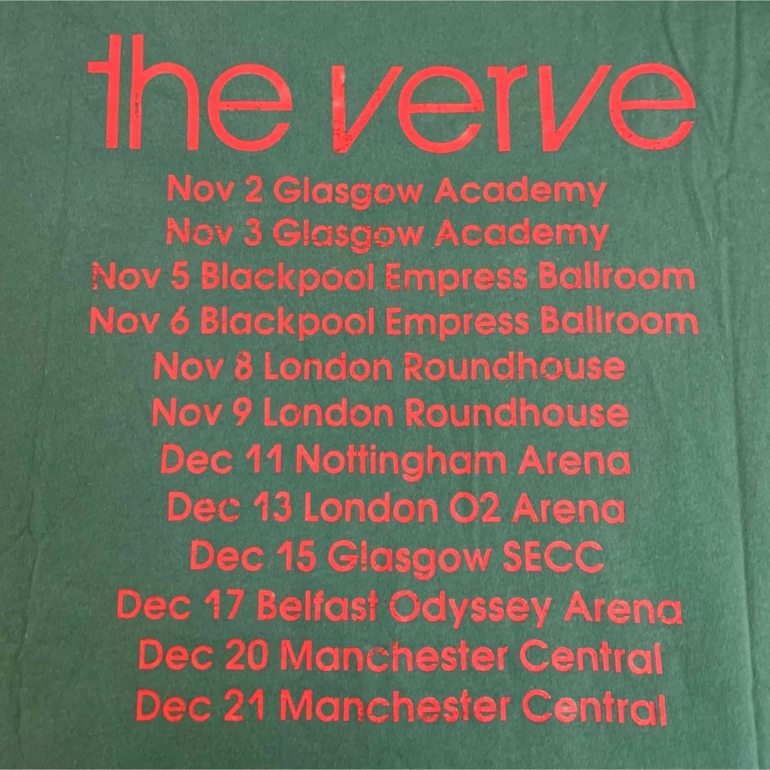 The Verve ザ・ヴァーヴ 2007s イギリスツアーTシャツ バンドT