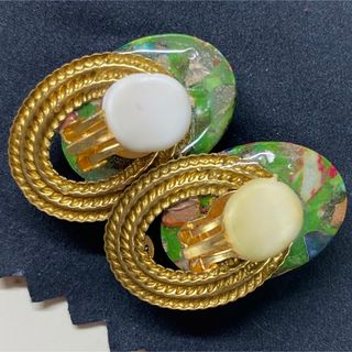 H.P.FRANCE - 最終値下げ!vintageパーツ&天然石イヤリング♡の通販 by