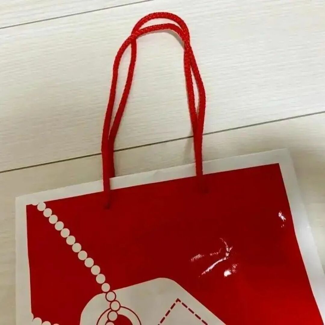【早い者勝ち】コーチ　ショップバッグ　レッド　赤 レディースのバッグ(ショップ袋)の商品写真