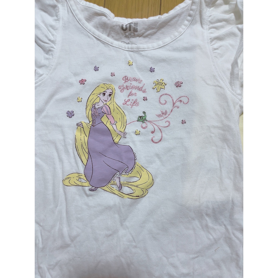 UNIQLO(ユニクロ)のUNIQLO ディズニータンクトップ キッズ/ベビー/マタニティのキッズ服女の子用(90cm~)(Tシャツ/カットソー)の商品写真