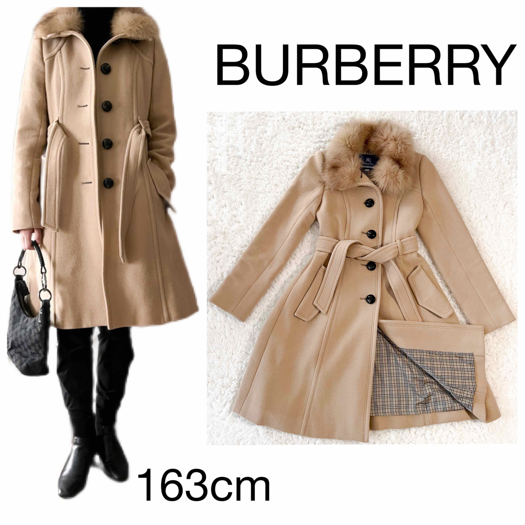 BURBERRY BLUE LABEL - 【美品】バーバリーロンドン フォックスファー